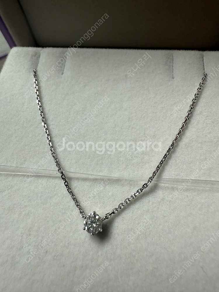 골든듀 솔리테어 2C 목걸이 0.2ct--4