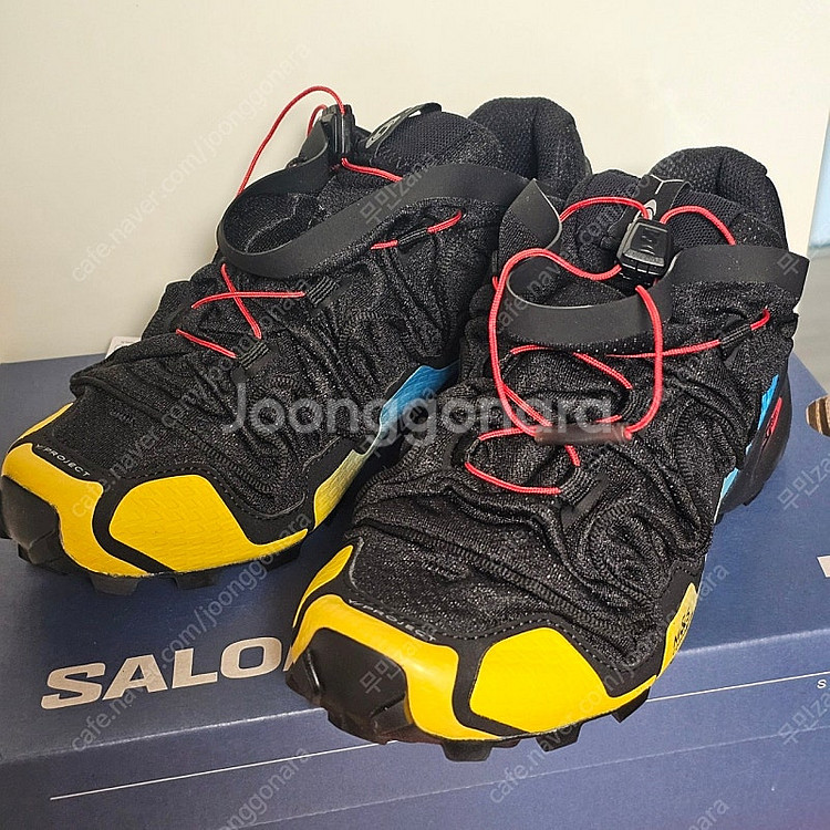 230 새제품) 살로몬 x 와이프로젝트 스피드크로스 3 블랙 레몬--4