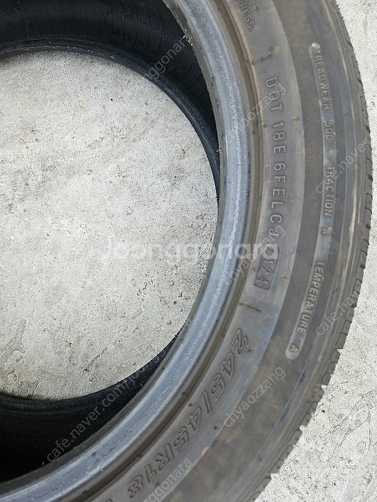 대구 중고타이어 넥센AH5 245 45 18--2