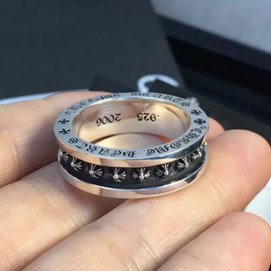 [Chrome Hearts]크롬하츠 반지실버 925 은 반지Size10