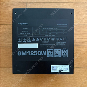 세고텝 GM1250W 파워서플라이 리퍼