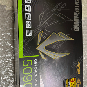 미개봉 새상품 정가이하 ZOTAC 조텍 조탁 RTX 5090 AMP