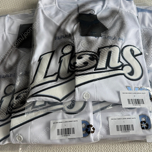 [M,L,XL] 삼성 라이온즈 산산기어 유니폼 화이트 미개봉 새상품
