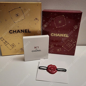 정품) 샤넬 레드 까멜리아 브레이슬릿 팔찌 (코스메틱)