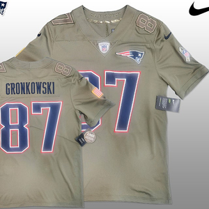 NFL New England Patriots #87 Rob Gronkowski Salute to Service 풋볼져지 정품Nike M(100-105) (무료배송)