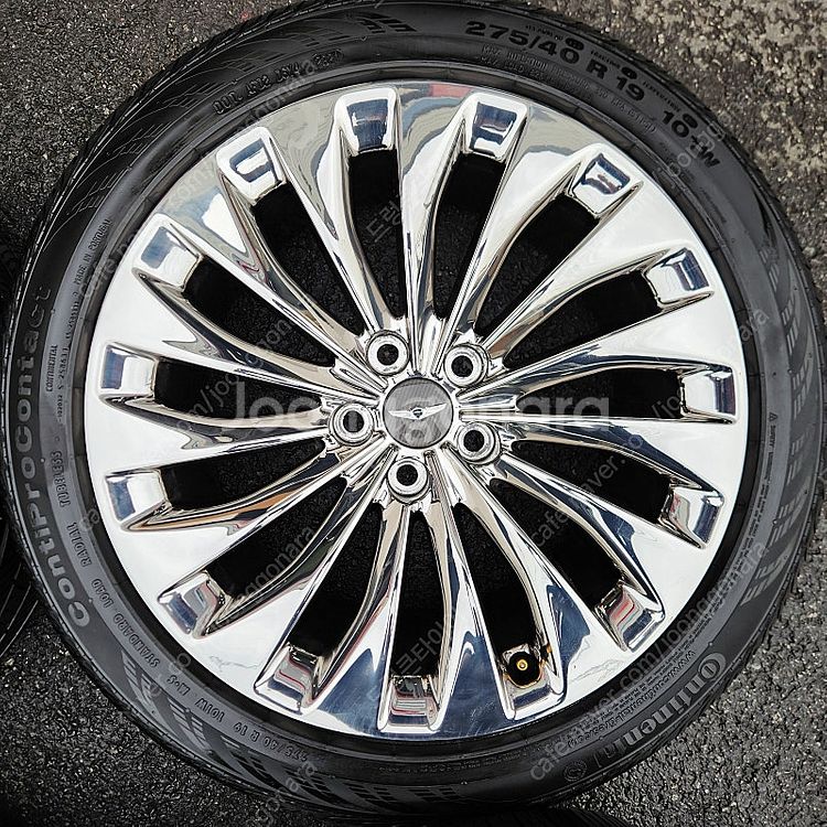 [판매] 제네시스 EQ900 19인치 순정휠 타이어 세트 팝니다 245 45 19 275 40 19--2