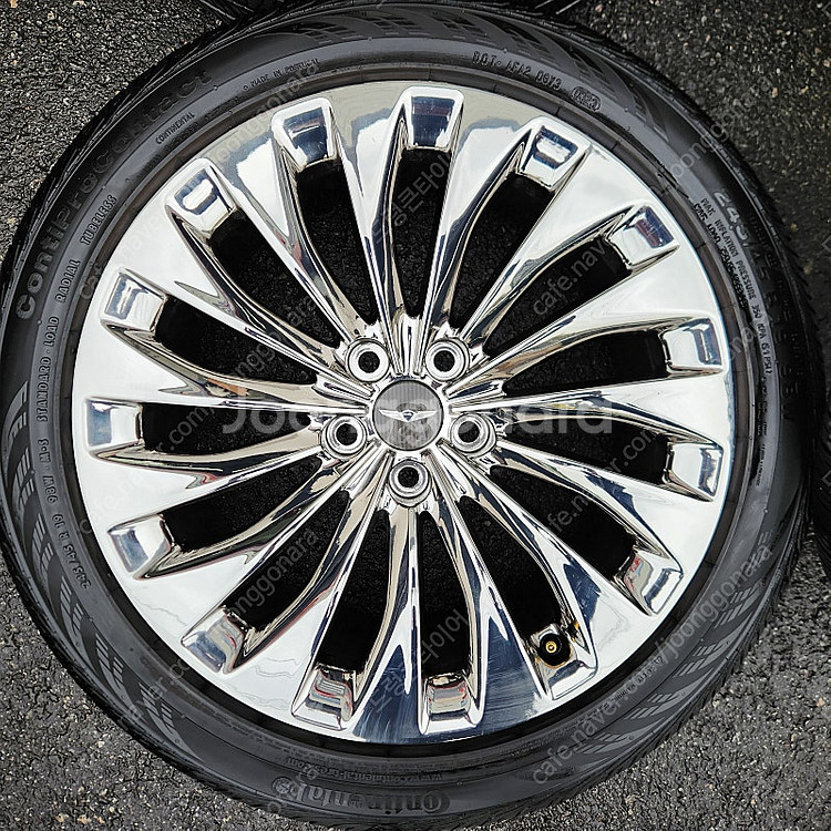 [판매] 제네시스 EQ900 19인치 순정휠 타이어 세트 팝니다 245 45 19 275 40 19--3