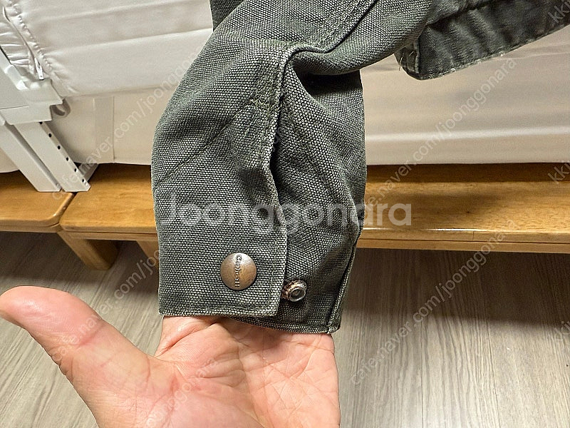 [XL] 칼하트 디트로이트 자켓 YYJ97 모스그린--4