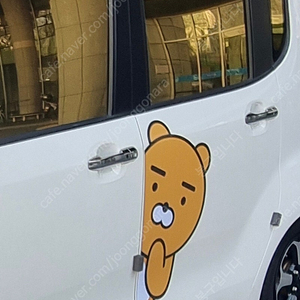 대형 자동차 라이언 자석 스티커