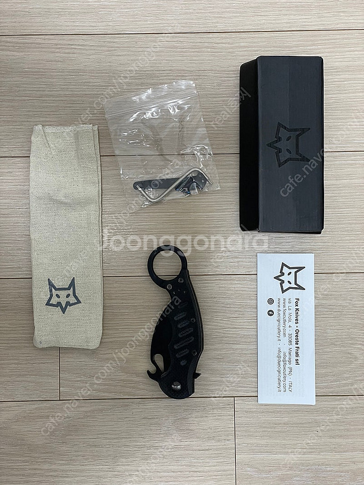 폭스 나이프 접이식 카람빗 호신용 캠핑용 EDC--0