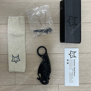 폭스 나이프 접이식 카람빗 호신용 캠핑용 EDC
