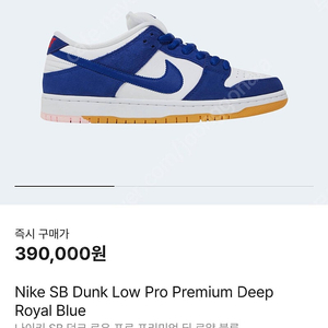Nike SB Dunk Low Pro Premium Deep Royal Blue