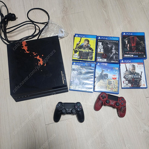 플스4 프로 ps4 pro 게임6종 듀얼쇼크2개 풀박스 구성