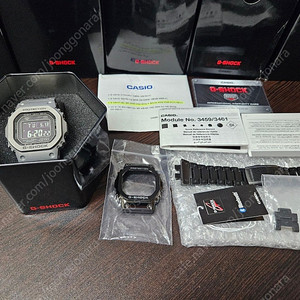 지샥 GMW-B5000GD-1DR 블랙 풀메탈,그레이 풀메탈