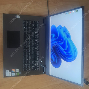 주연테크 리오나인 l9t27s i7 10세대 17인치 게임용 노트북 약간하자 싸게팝니다