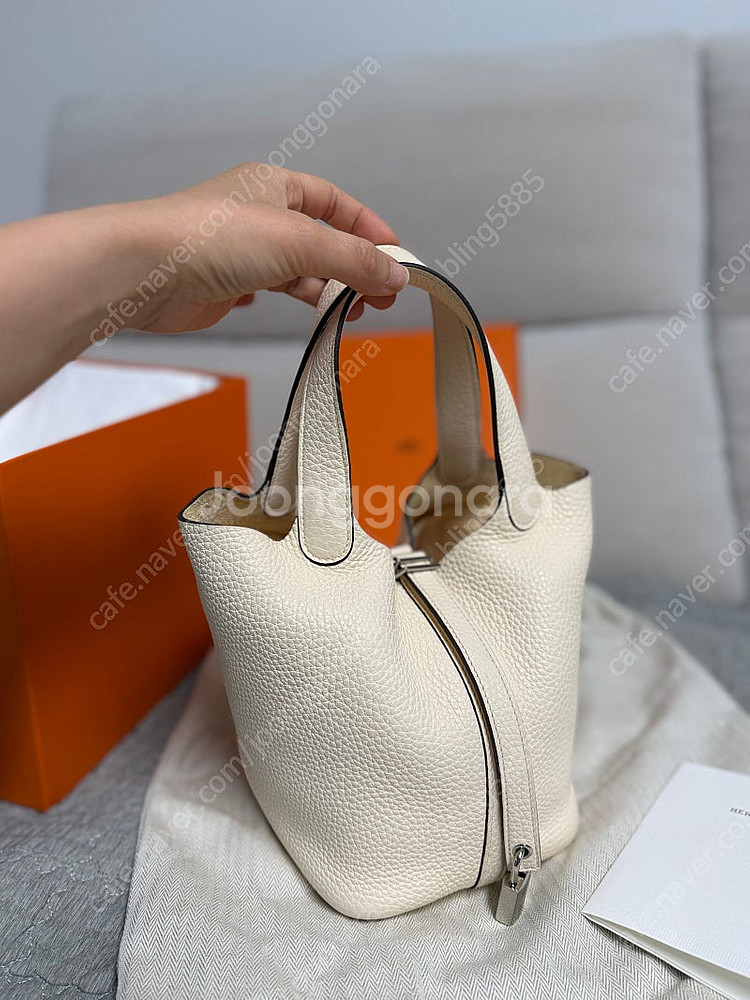 에르메스 피코탄 18 나타 은장 y각인(영수증 풀박스)--0