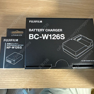 후지필름 NP-W126S 배터리, BC-W126S 충전기