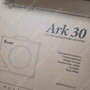 고퍼우드 아크30 일렉기타 엠프