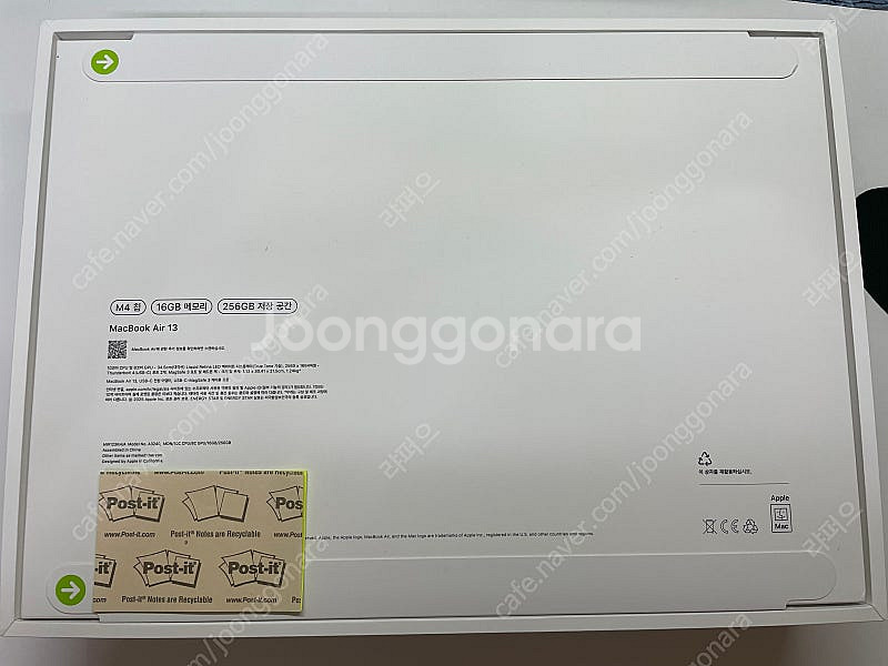 [미개봉] 맥북에어 m4 13인치 16GB / 256G...--1