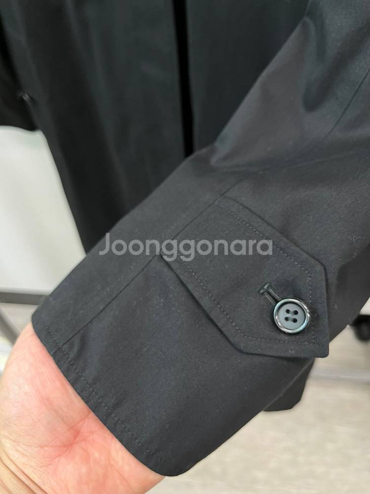 여) 버버리 체크 내피 롱코트/버버리 오버 맥코트--3