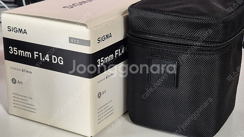 시그마 아트 35mm F1.4 DG HSM 캐논 마운트--3