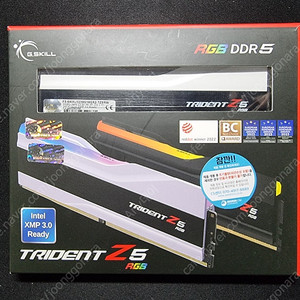 G.SKILL DDR5-6400 CL32 TRIDENT Z5 RGB 화이트 패키지 (32GB(16Gx2))판매