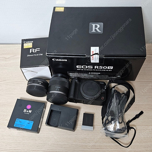 캐논 R50V 미러리스 카메라 rf 28mm 렌즈 포함