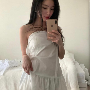 Lea Ribbon pintuck dress 르에 리본 핀턱 드레스