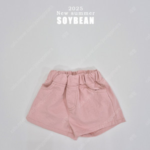 [ 2025 여름 새상품 ] 소이빈 기획)워시드코튼반바지 인핑 XS