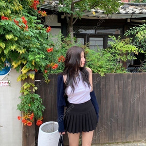 온트 플리츠 스커트 m