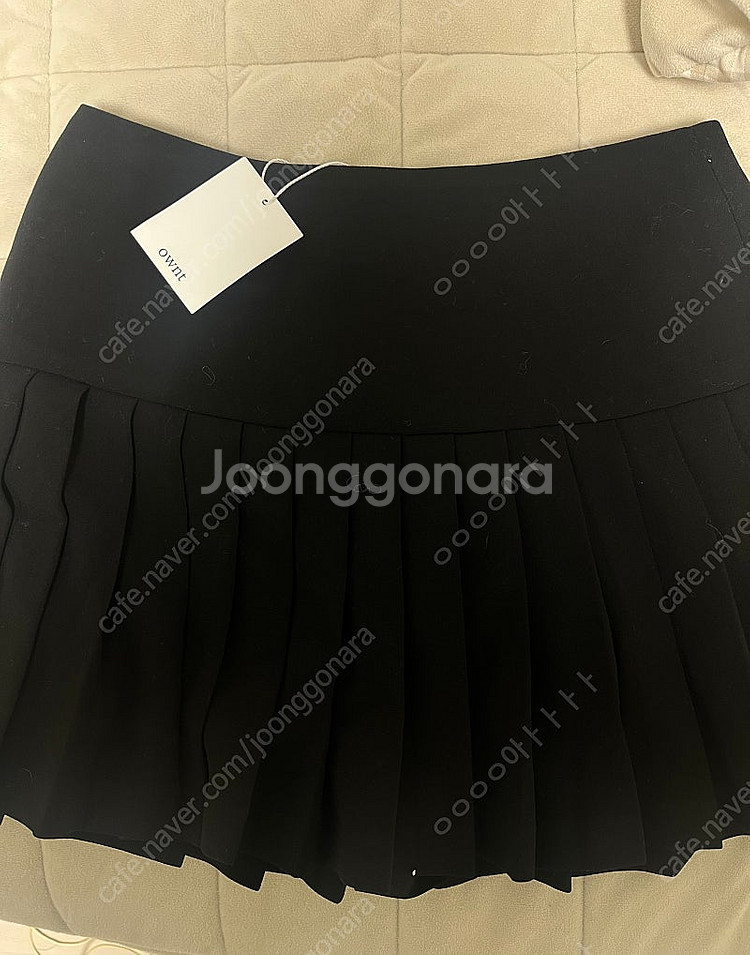 온트 플리츠 스커트 m--2