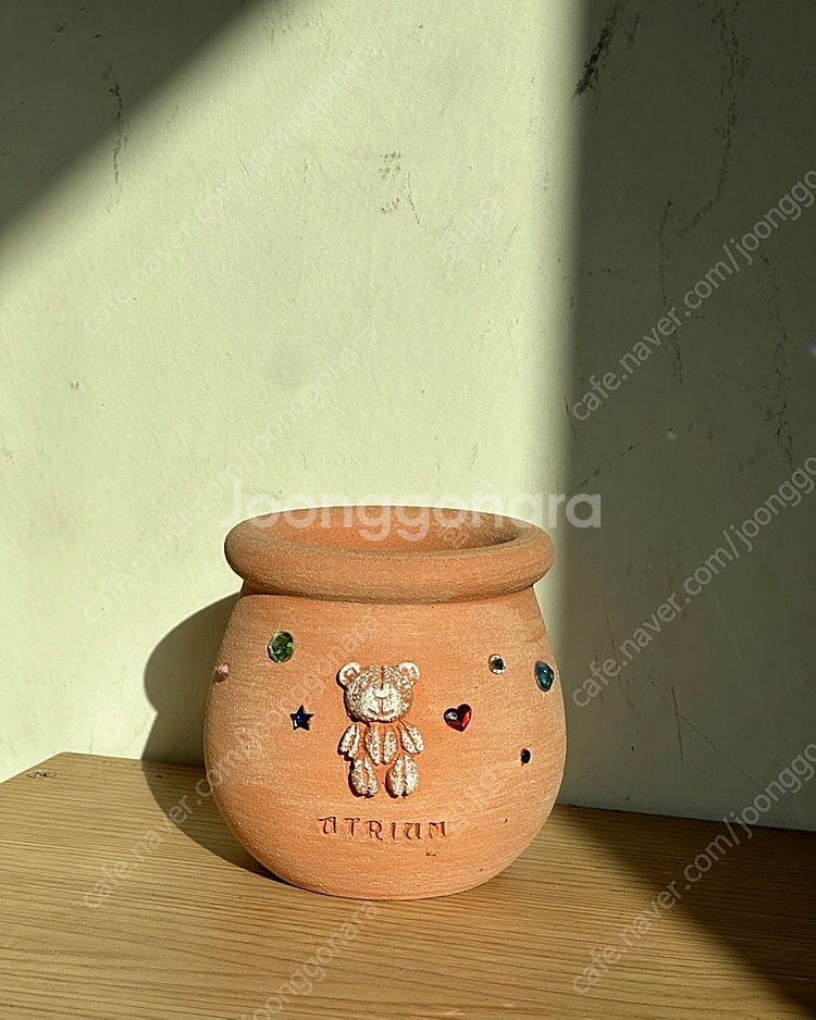 아뜨리움 토분 곰돌이 (미사용)--1