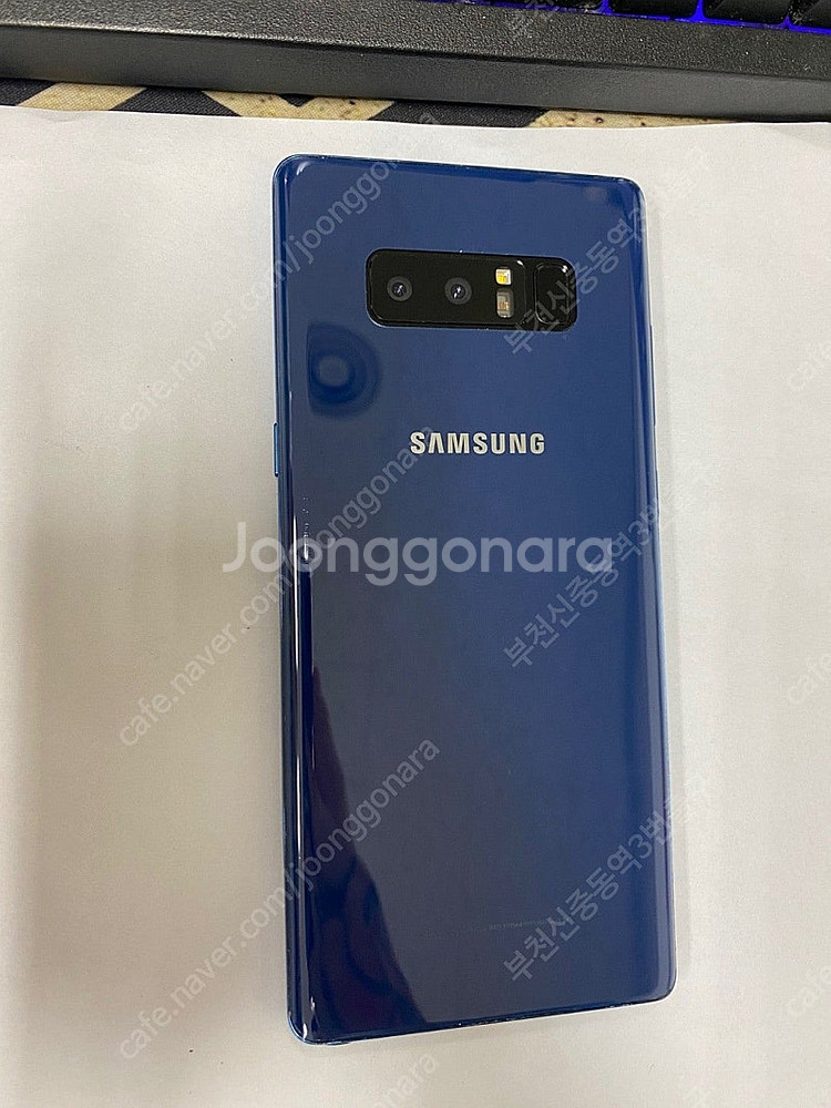 198805 SK 갤럭시노트8 블루 A급 64GB 무잔...--0