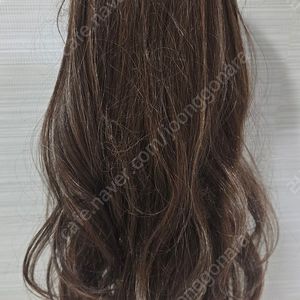 핑크에이지 웨이브 통가발 브라운