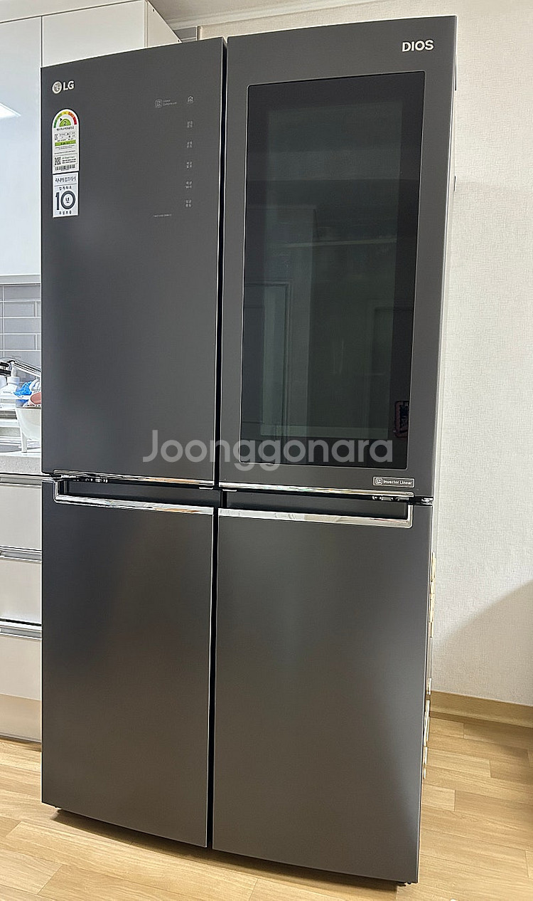 LG 노크온 냉장고--0