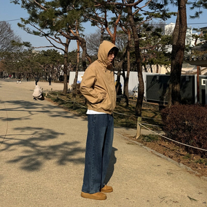 폴로 랄프로렌 후디 후드 윈드브레이커 바람막이 자켓 베이지