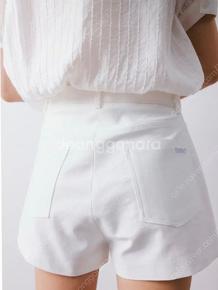 (새상품)타낫 TANNAT 포켓 코튼 쇼츠 화이트 s ...--4