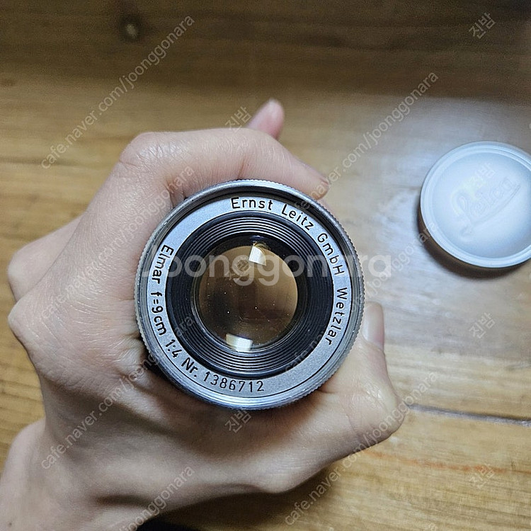 라이카 침동식 엘마 렌즈 9cm m마운트--4