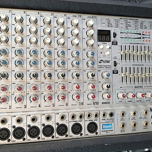 림 파워드믹서 앰프 leem mp1200 엠프