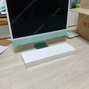 아이맥 24인치 M1 2021 8GB 256GB 4포트 8GPU 중급형 그린