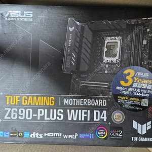 Z690 TUF GANING PLUS WIFI D4 (터프 게이밍 플러스 와이파이) + 소켓가이드