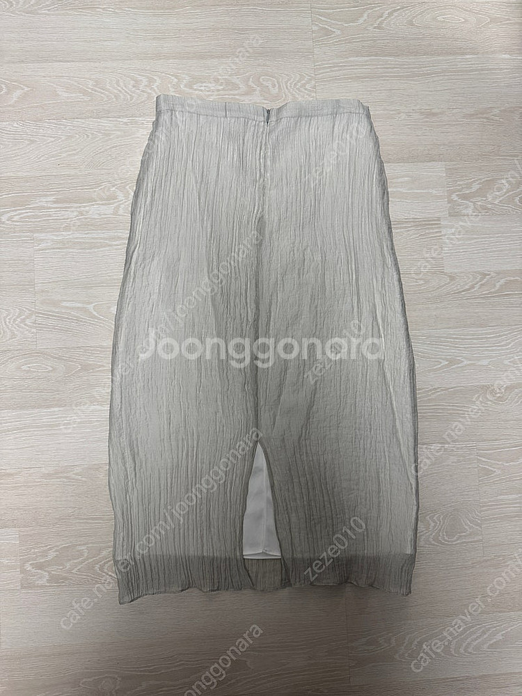 SIE 시에 클레르 레이어드 페일민트 스커트 M--2