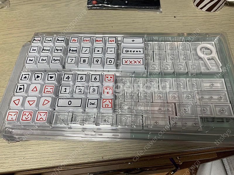 엠스톤 블루치즈 정품 측각 키캡 외 3종 키캡--2