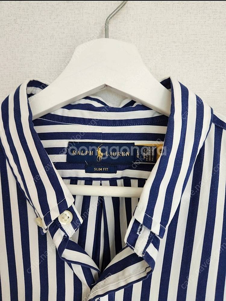 랄프로렌 폴로 슬림핏 셔츠 스트라이프 (L)--1