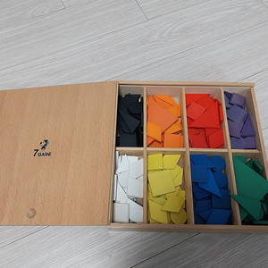 유아동 공간감각 두뇌개발 가베, 칠교놀이, 큐브 등 교구 7종(4종은 미사용) GS반값택포 1.2만원