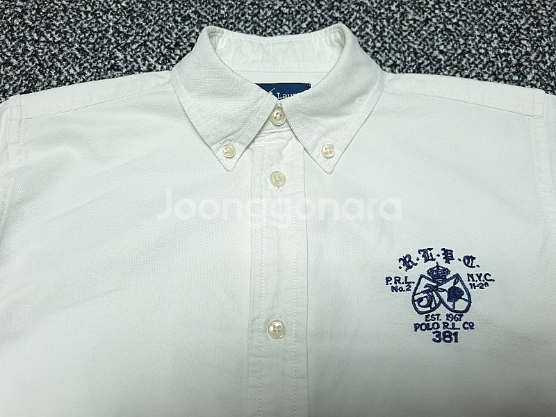 [무료배송][130]폴로 키즈 옥스포드 셔츠 남방--4