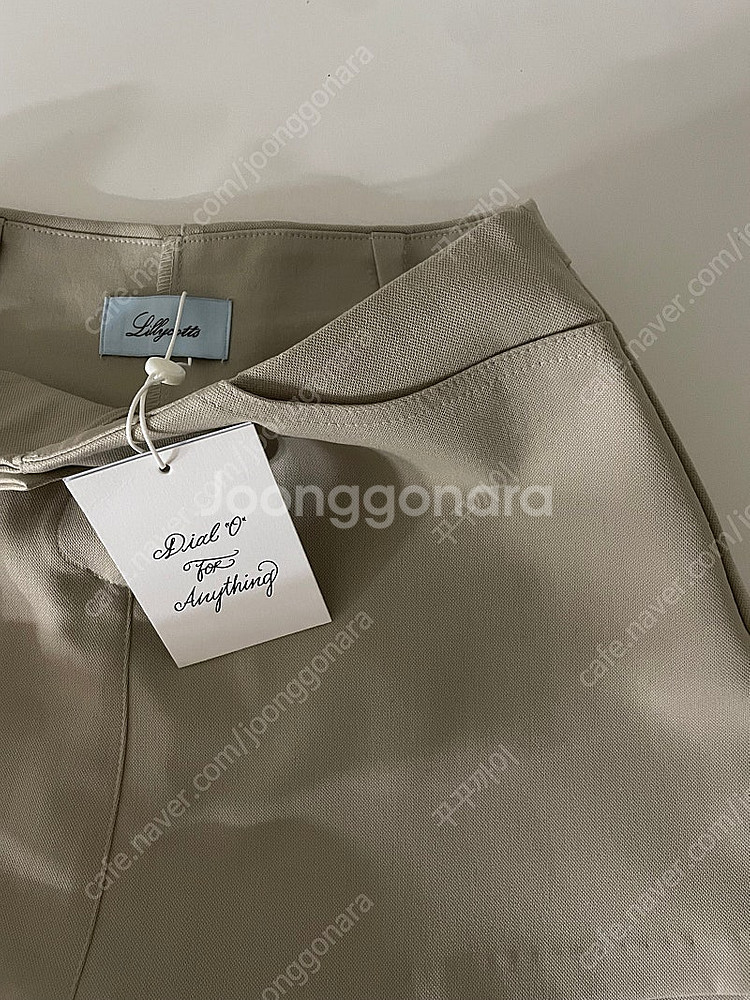 릴리코츠 포니스커트 베이지s--1