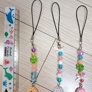 핸드폰 비즈키링, 폰 스트랩 개당 1000~2000원