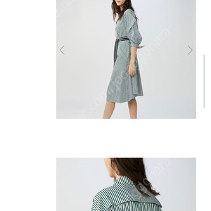 마쥬 스트라이프 벨트 원피스