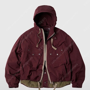프리즘웍스 SMOCK HOODED PARKA 버건디 [M]